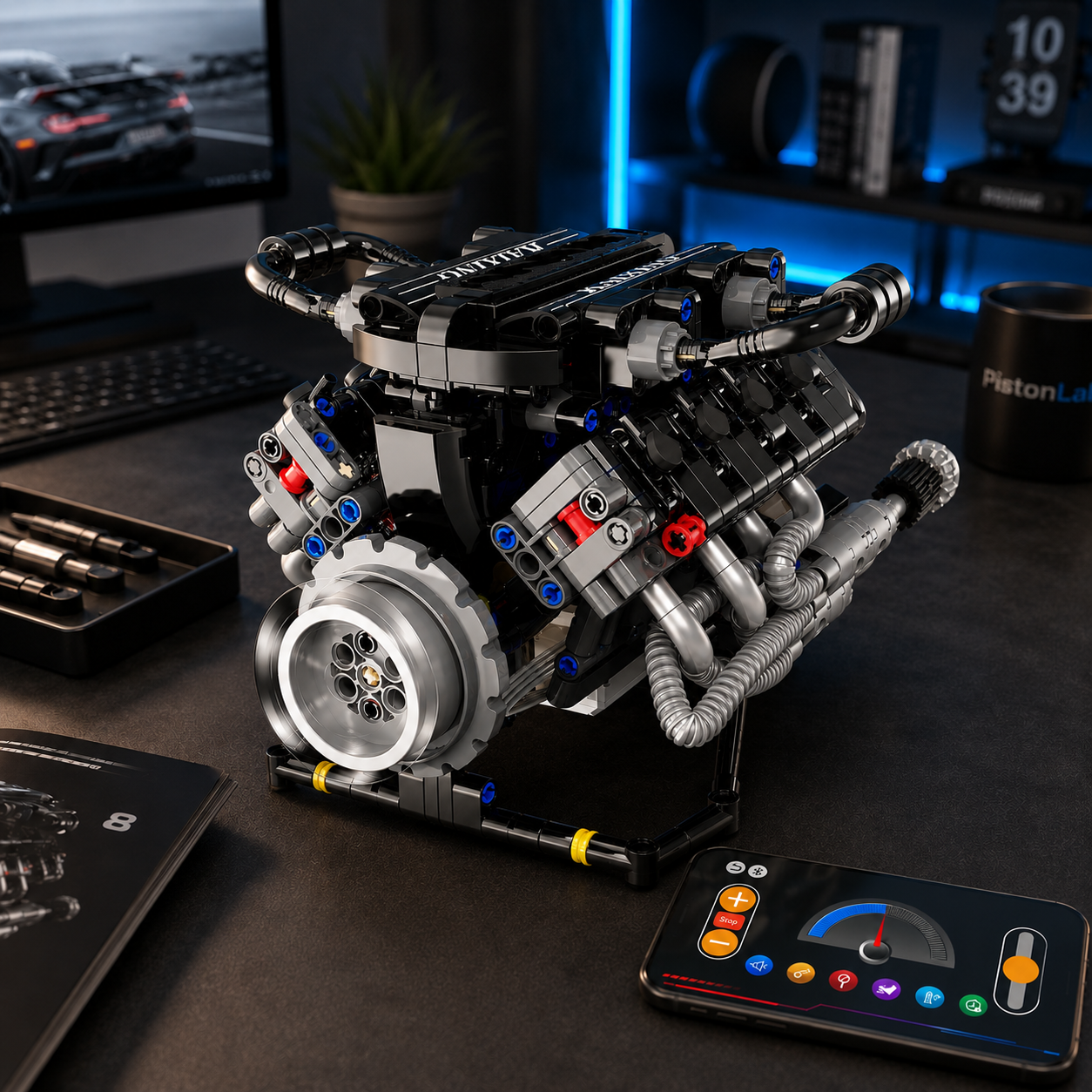 Motor V8 Motorizado